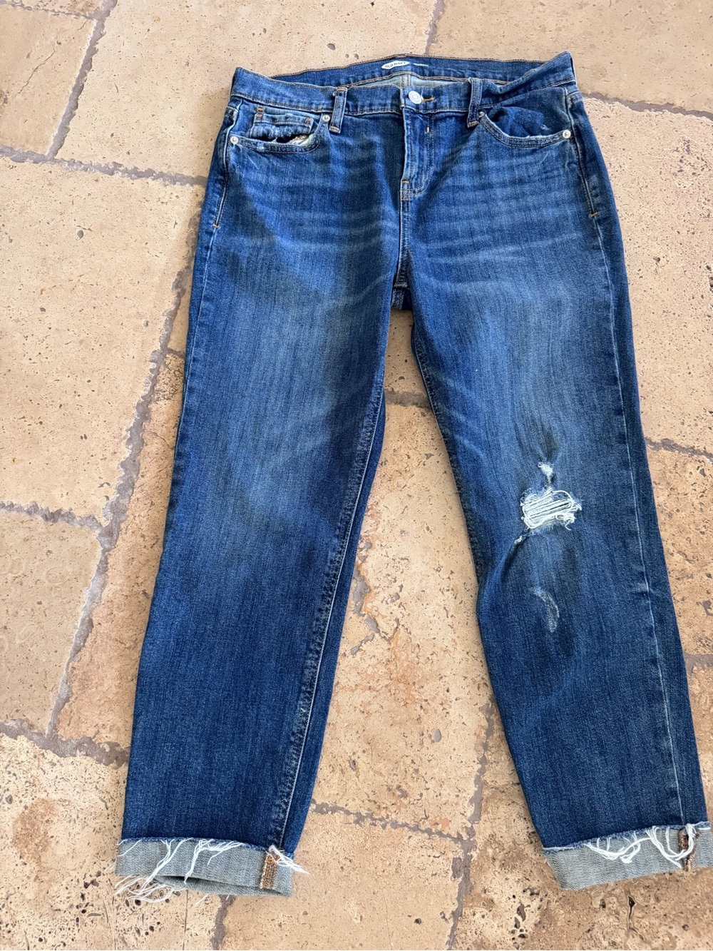 Old Navy Boyfriend ankle jeans SZ 8